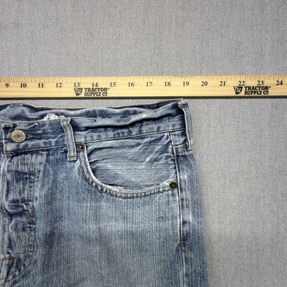 Vintage‎ Abercrombie & Fitch 1892 Boot Jeans Mens 37x28 Blue Premium Denim USA - Picture 12 of 12